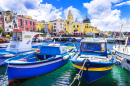 Procida Island in Campania, Italy