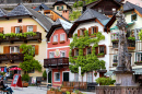 Town Square in Hallstatt, Austria