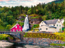 Steinsdalsfossen Waterfall, Norway