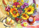 Still Life with Sunflowers