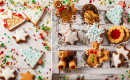 Christmas Cookies in a Wooden Box