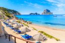 Cala d'Hort Beach, Ibiza Island, Spain