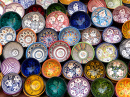 Moroccan Pottery in Medina