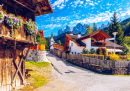 Santa Maddalena Village, South Tyrol, Italy