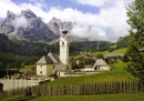 Church of Colfosco, Val Badia, Italian Alps