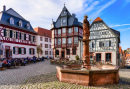 Market Square in Heppenheim, Germany