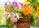 Summer Flowers in a Vase