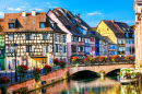 Canal in Colmar, France