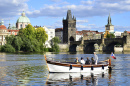 Vltava River in Prague, Czech Republic