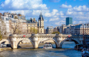 Seine River in Paris, France