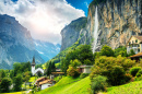 Staubbach Waterfall, Switzerland