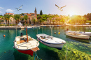 Splitska Village and Port, Croatia