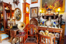 Antiques Shop in Seville, Spain