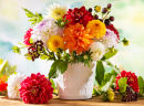 Still Life With Garden Flowers