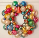 Vintage Ornament Wreath